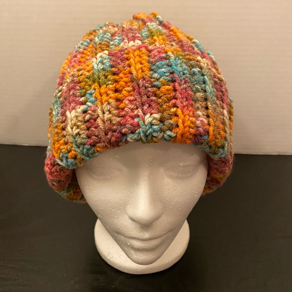 Multicolor Crochet Beanie